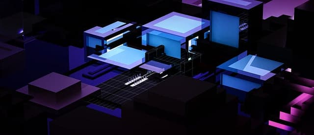 Abstract futuristic image representing Design Systems