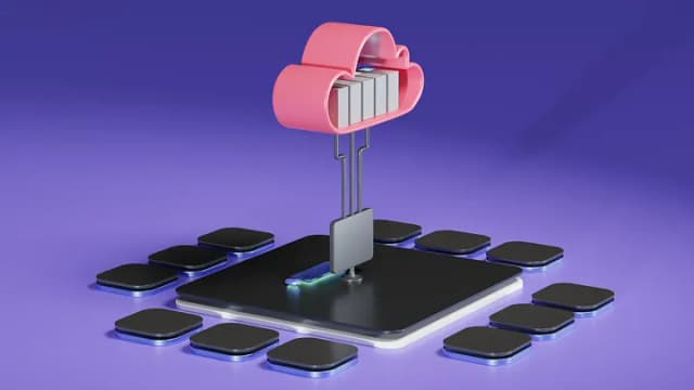 Representation of devices connecting to the cloud.