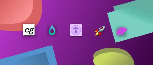 Abstract image with UI libraries.